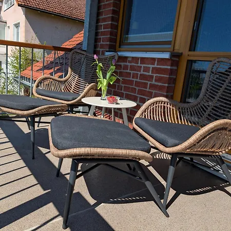 Alice Mit 2 Balkonen Und Meerblick Putbus